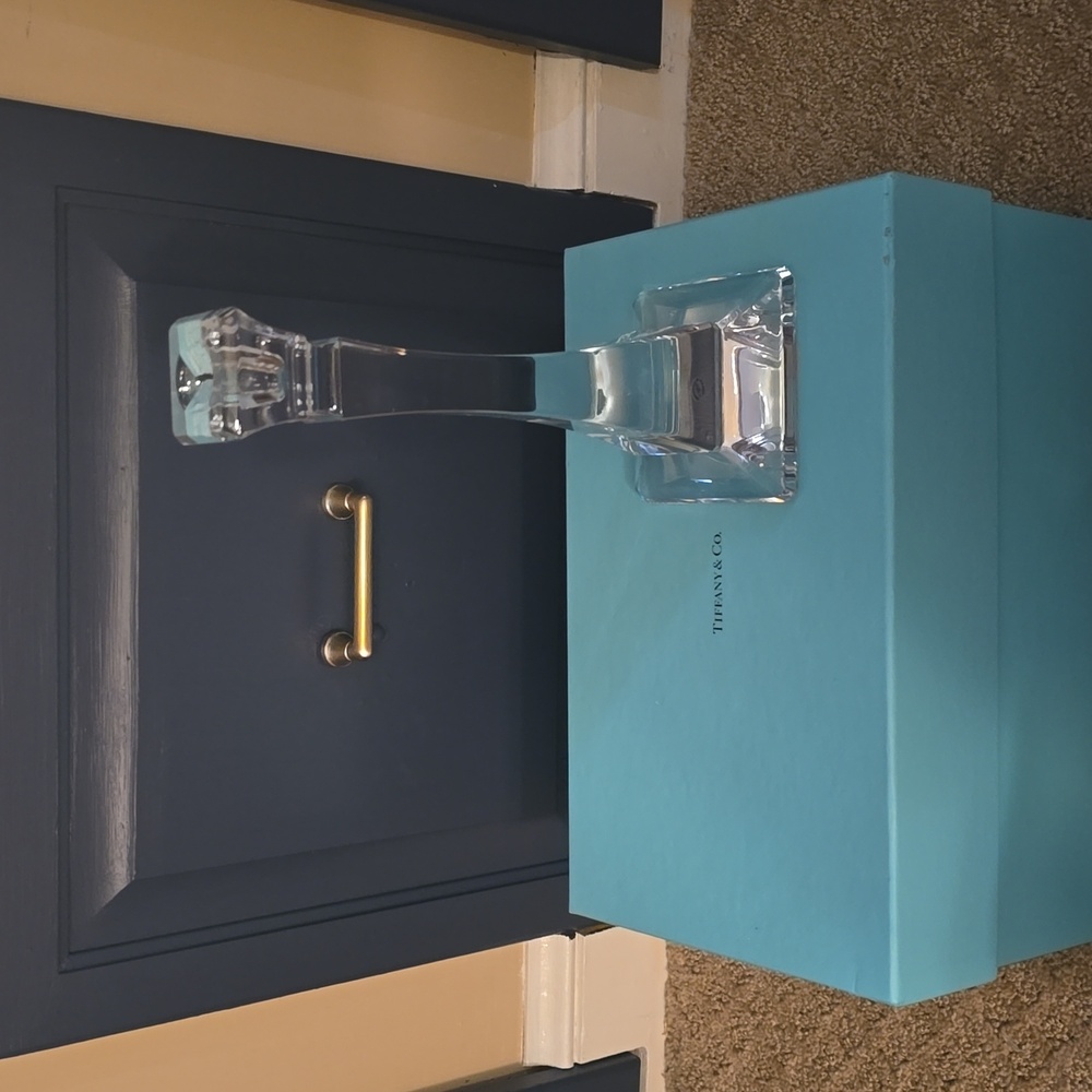 Tiffany & Co. Crystal candle stick